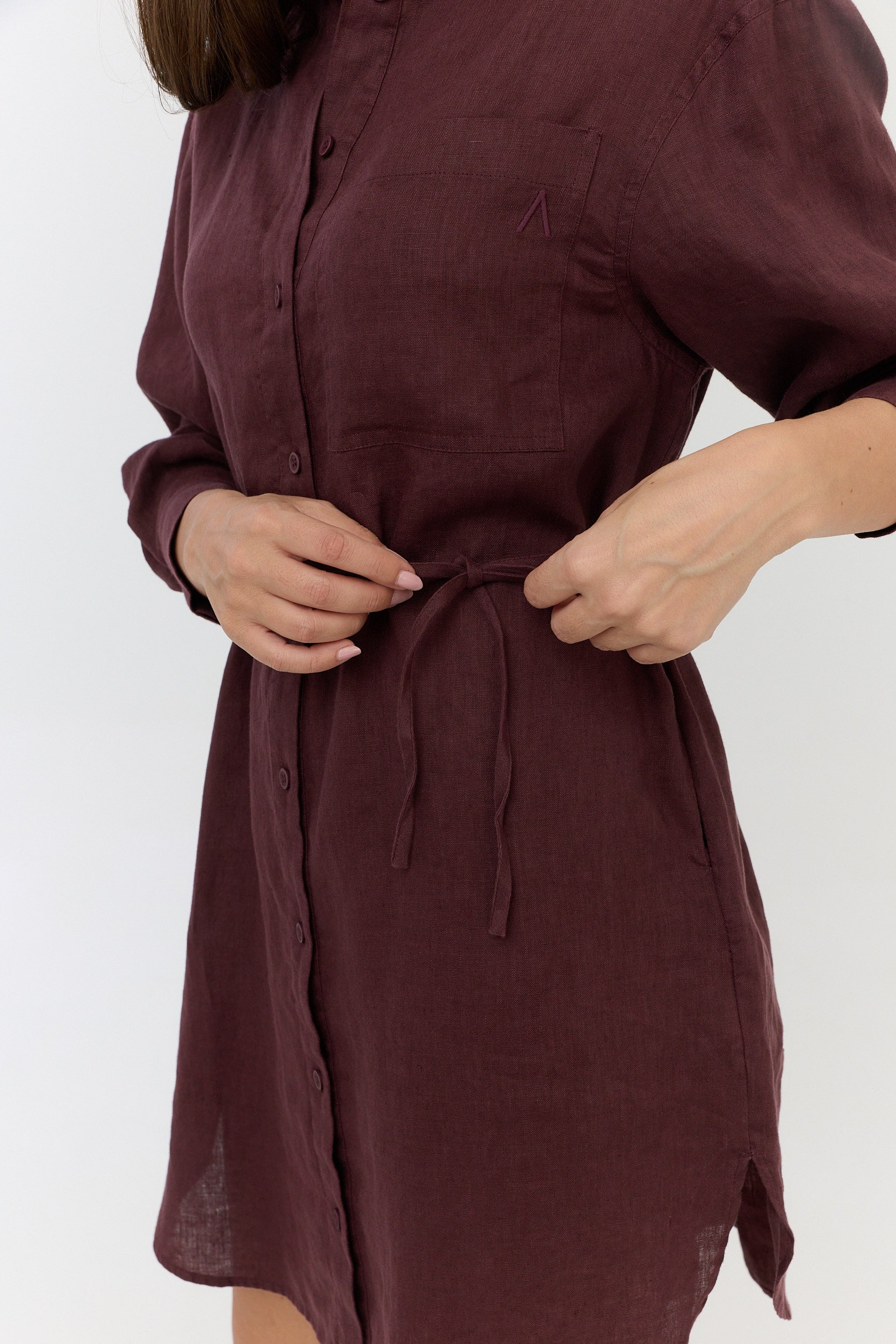 KASTA Mini Dress Burgundy