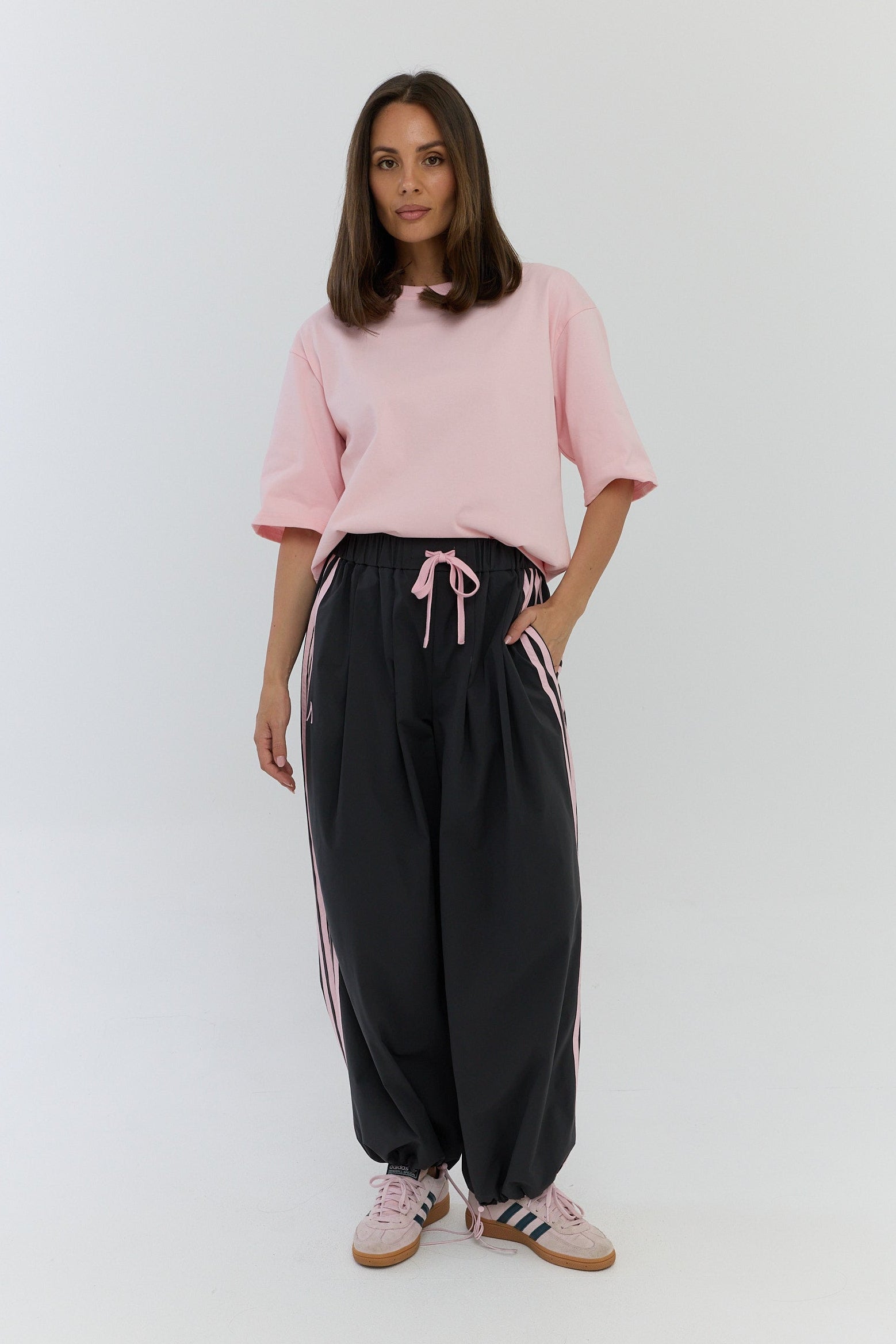 ALADIN Pants Grey/Pink