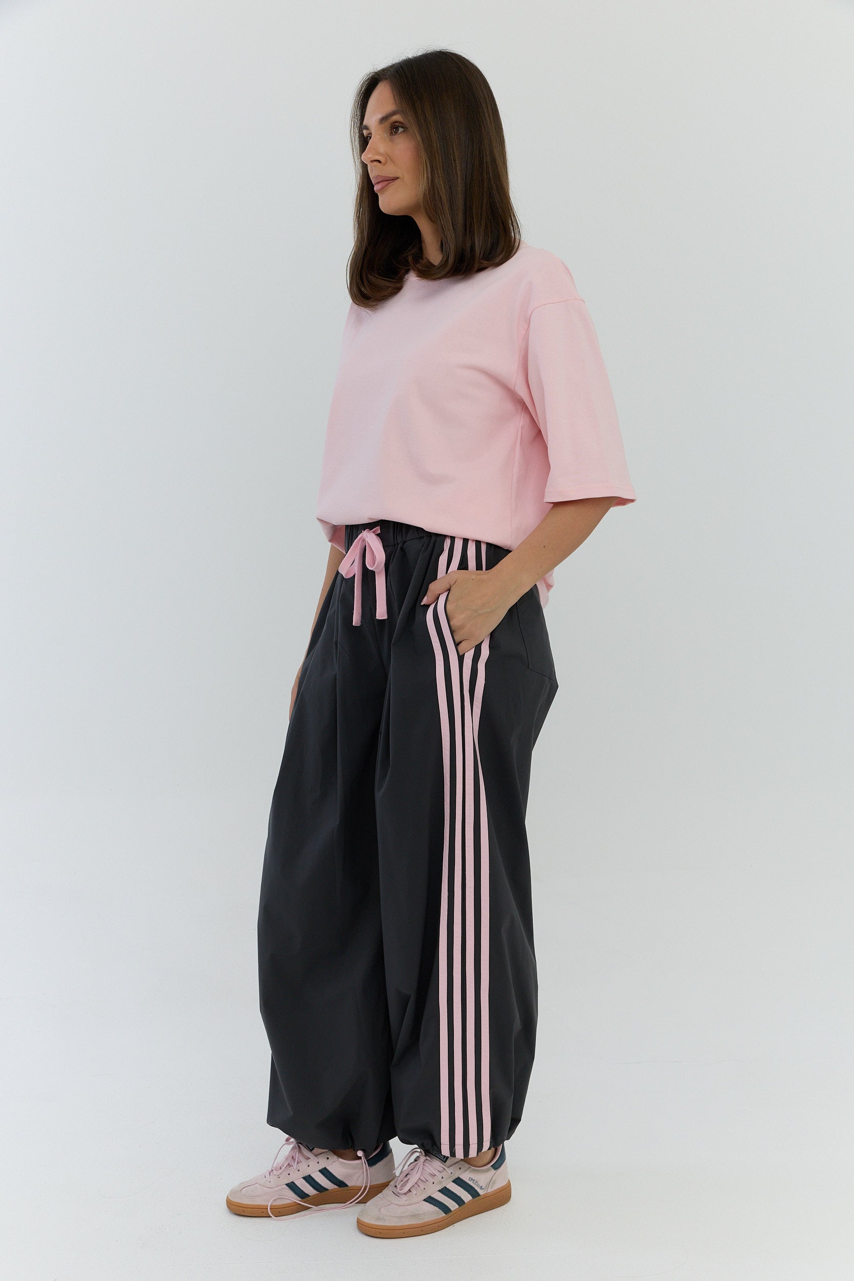 ALADIN Pants Grey/Pink