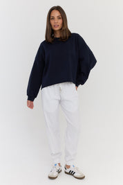 GREKA Long Sleeve Top Navy