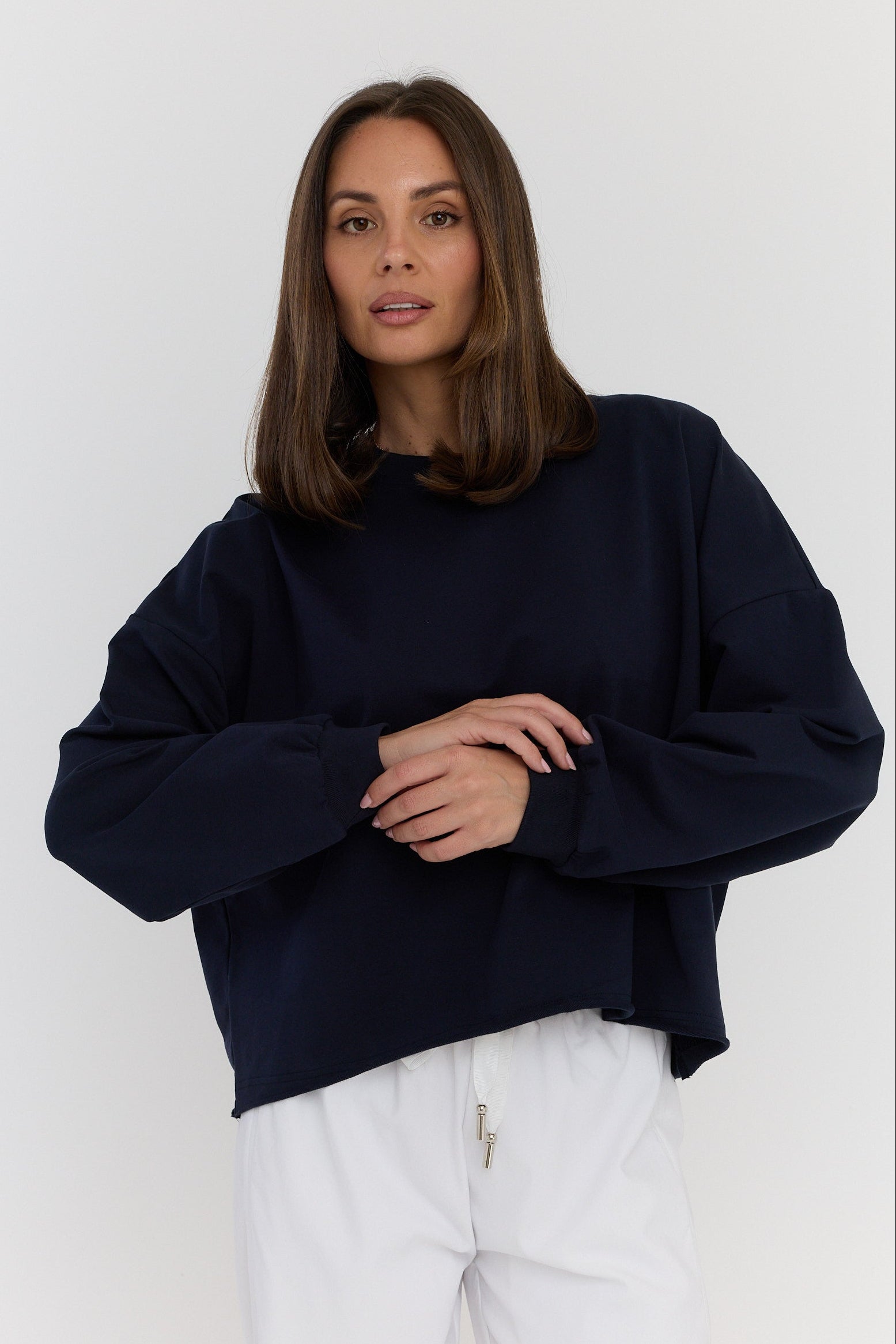 GREKA Long Sleeve Top Navy