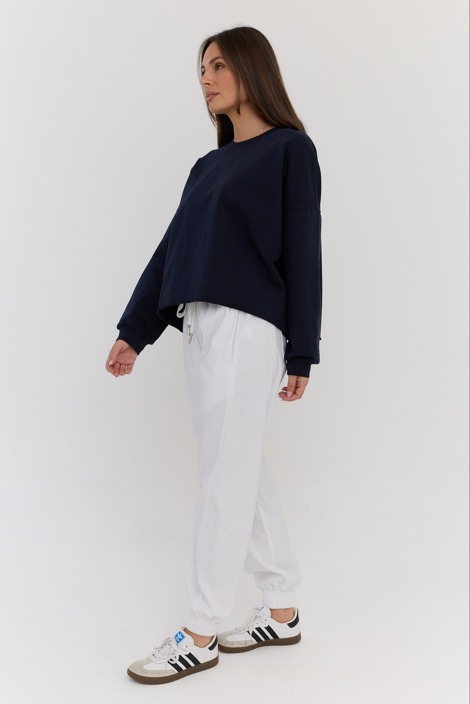 GREKA Long Sleeve Top Navy