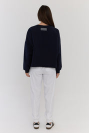 GREKA Long Sleeve Top Navy