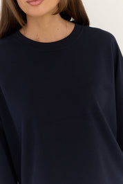 GREKA Long Sleeve Top Navy
