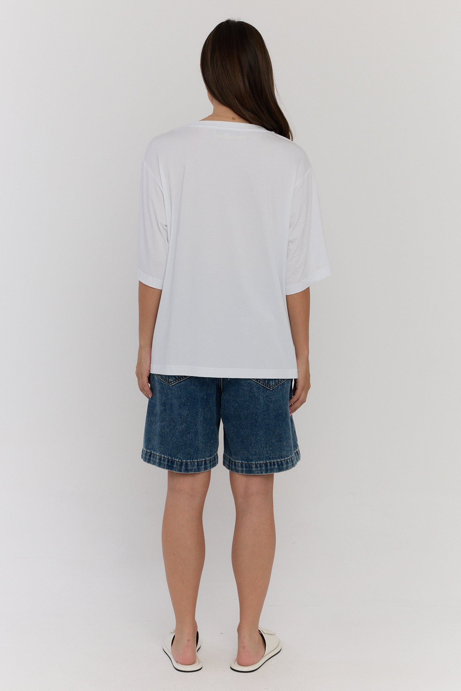 BALTIS V-Neck T-Shirt White