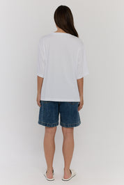 BALTIS V-Neck T-Shirt White