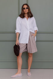 ADELE Shorts Taupe