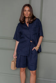 ADELE Shorts Navy