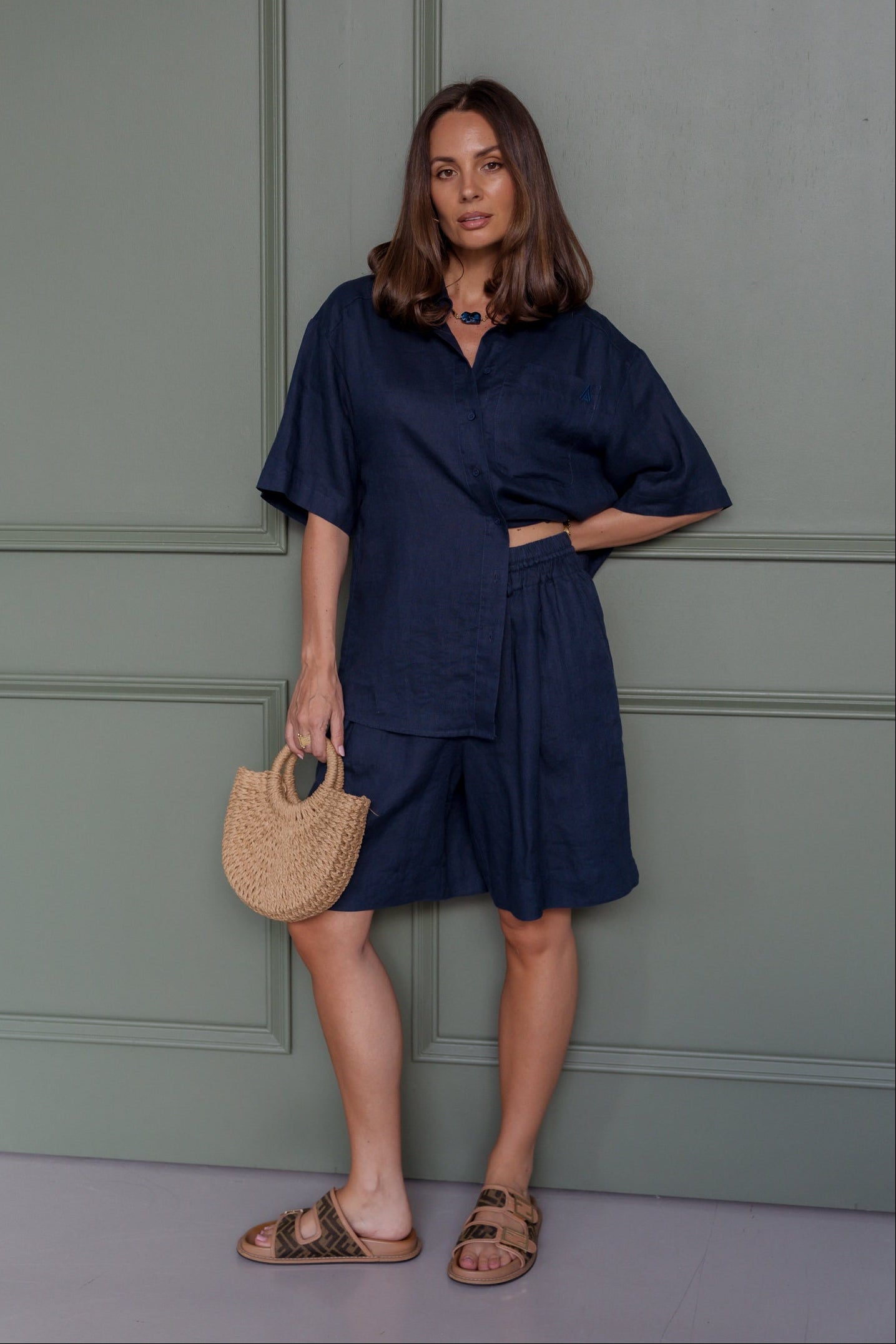 ADELE Shorts Navy