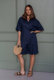 ADELE Shorts Navy