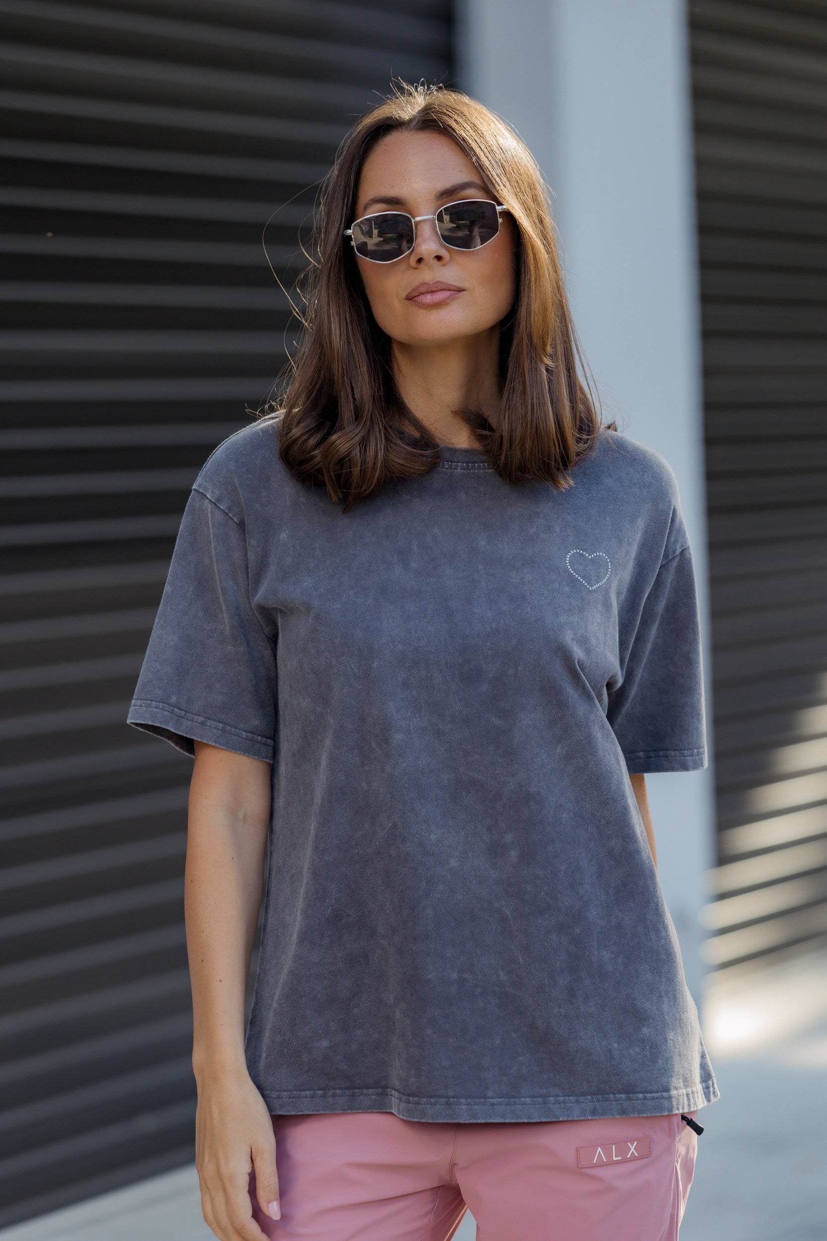 HEARTY T-Shirt Grey