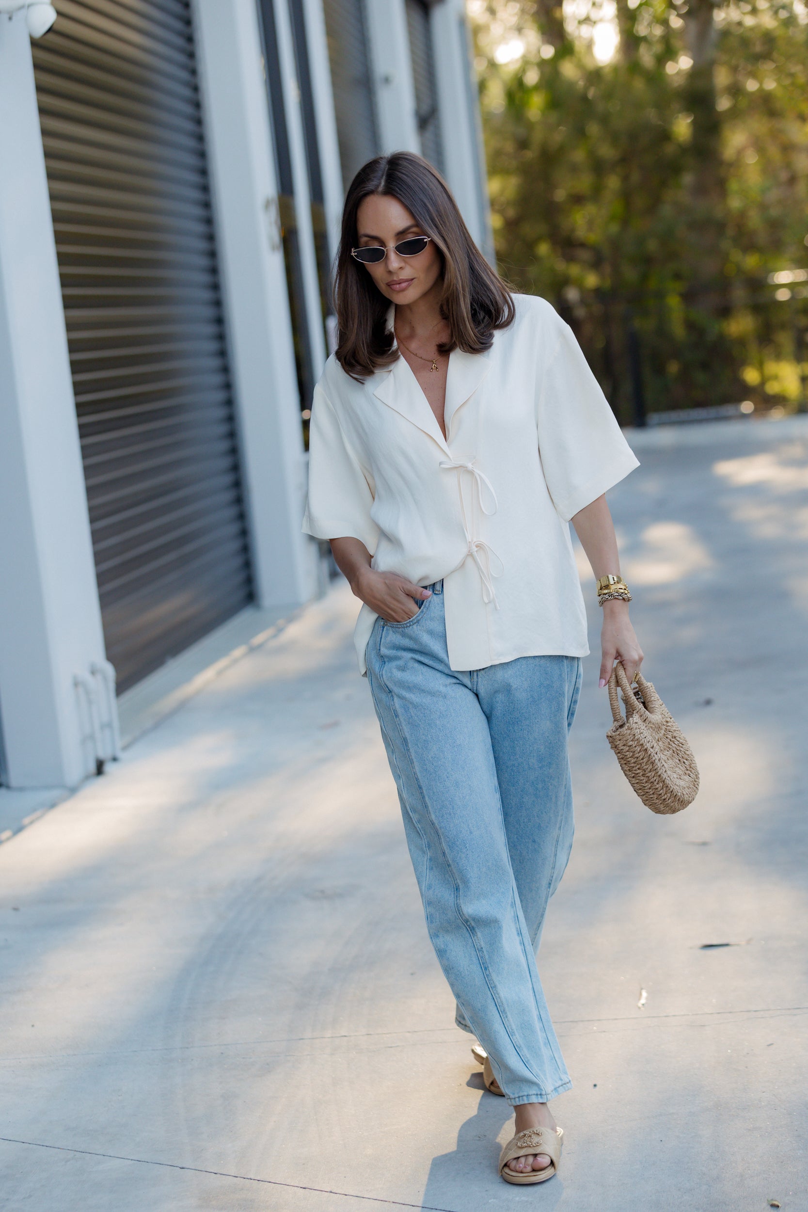 AVELA Blouse Cream