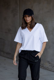 NIX V-Neck T-Shirt White