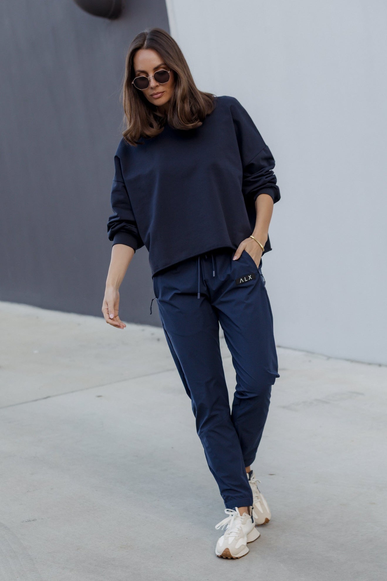 GREKA Long Sleeve Top Navy