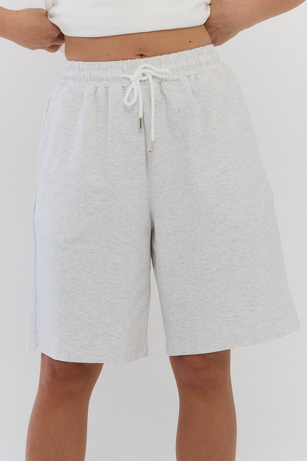 BLAX Shorts Grey Marle
