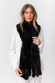 KALUA Faux Scarf Black