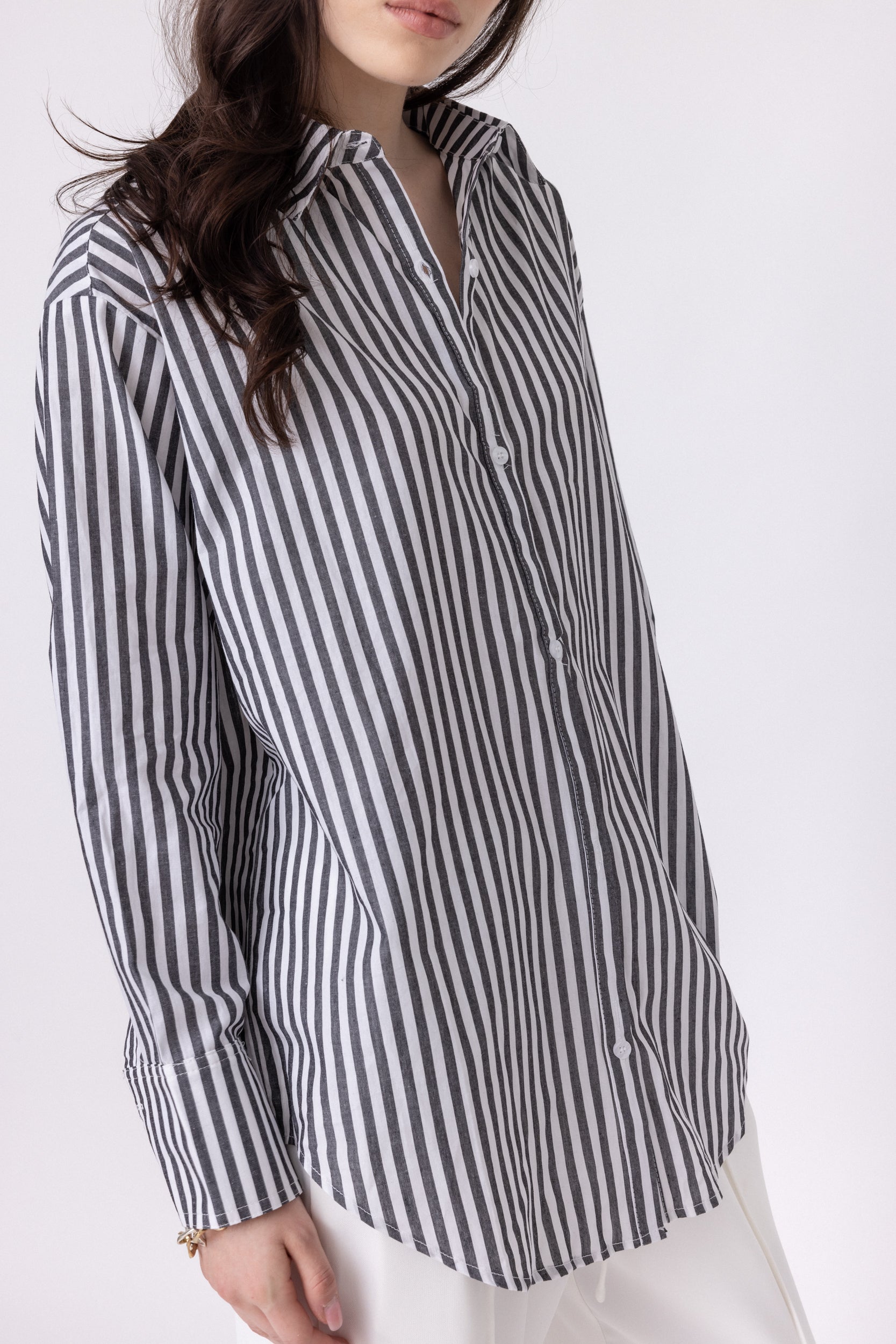 AUSTIN Shirt Black Stripe