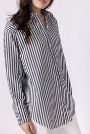 AUSTIN Shirt Black Stripe