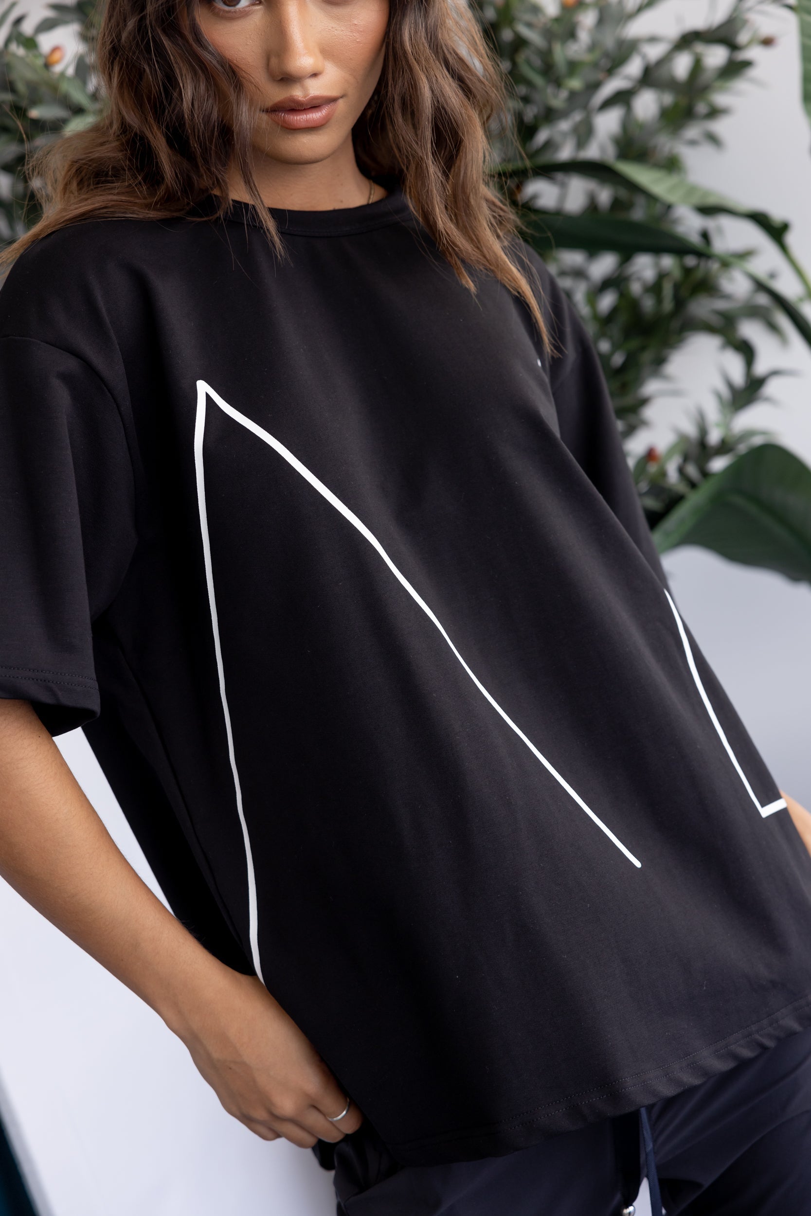 ECRU T-Shirt Black