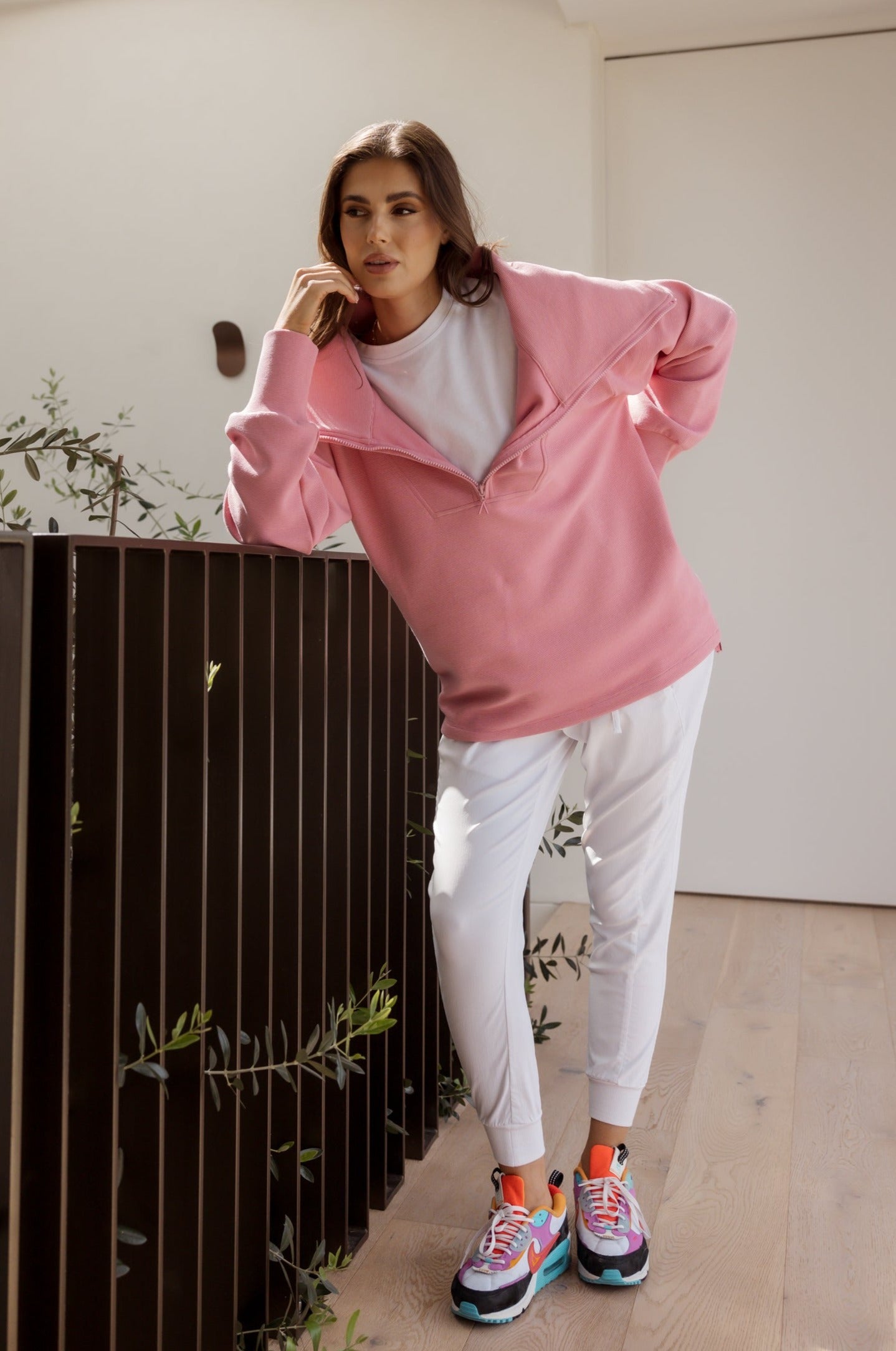 HUXEN Jumper Dusty Rose