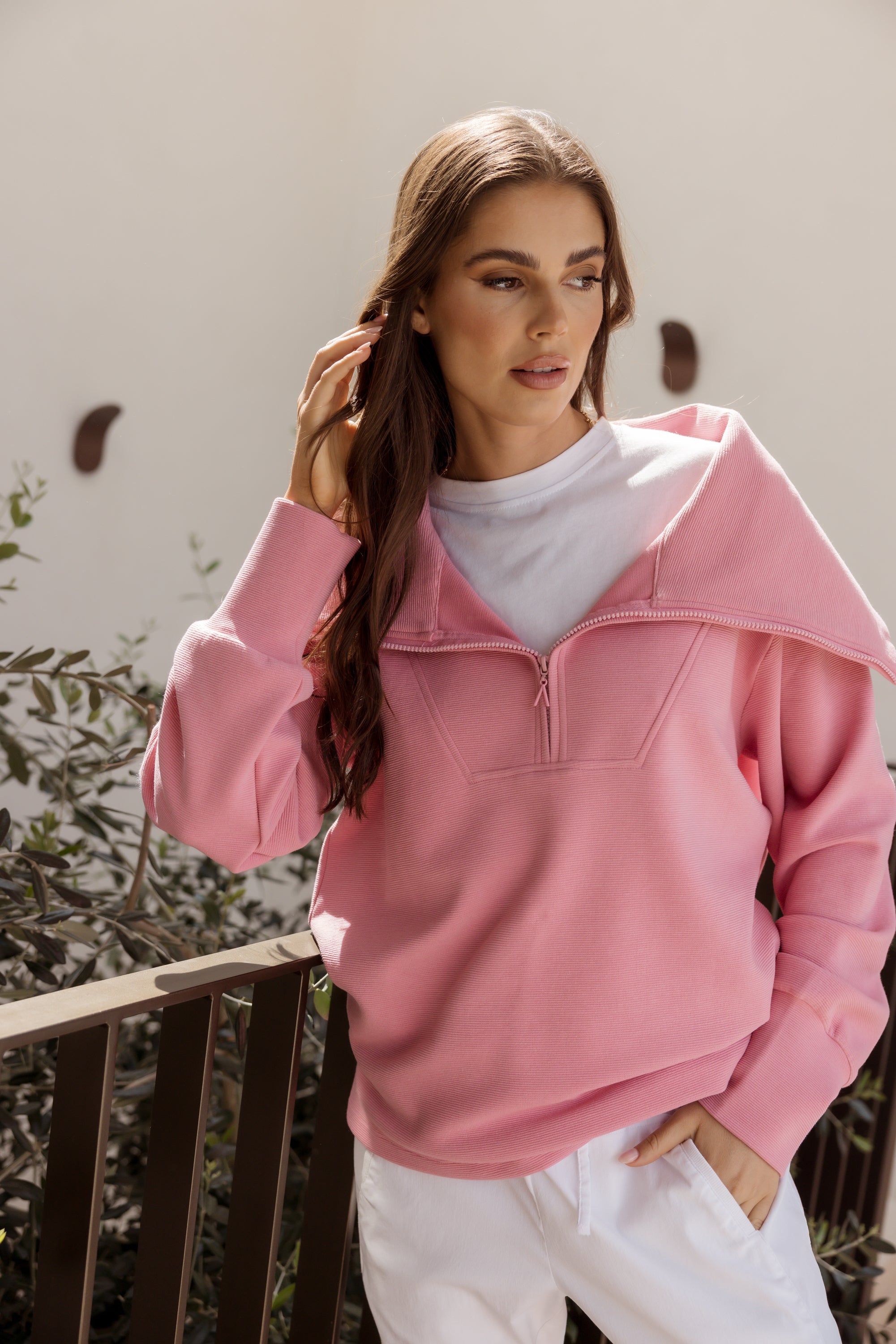 HUXEN Jumper Dusty Rose