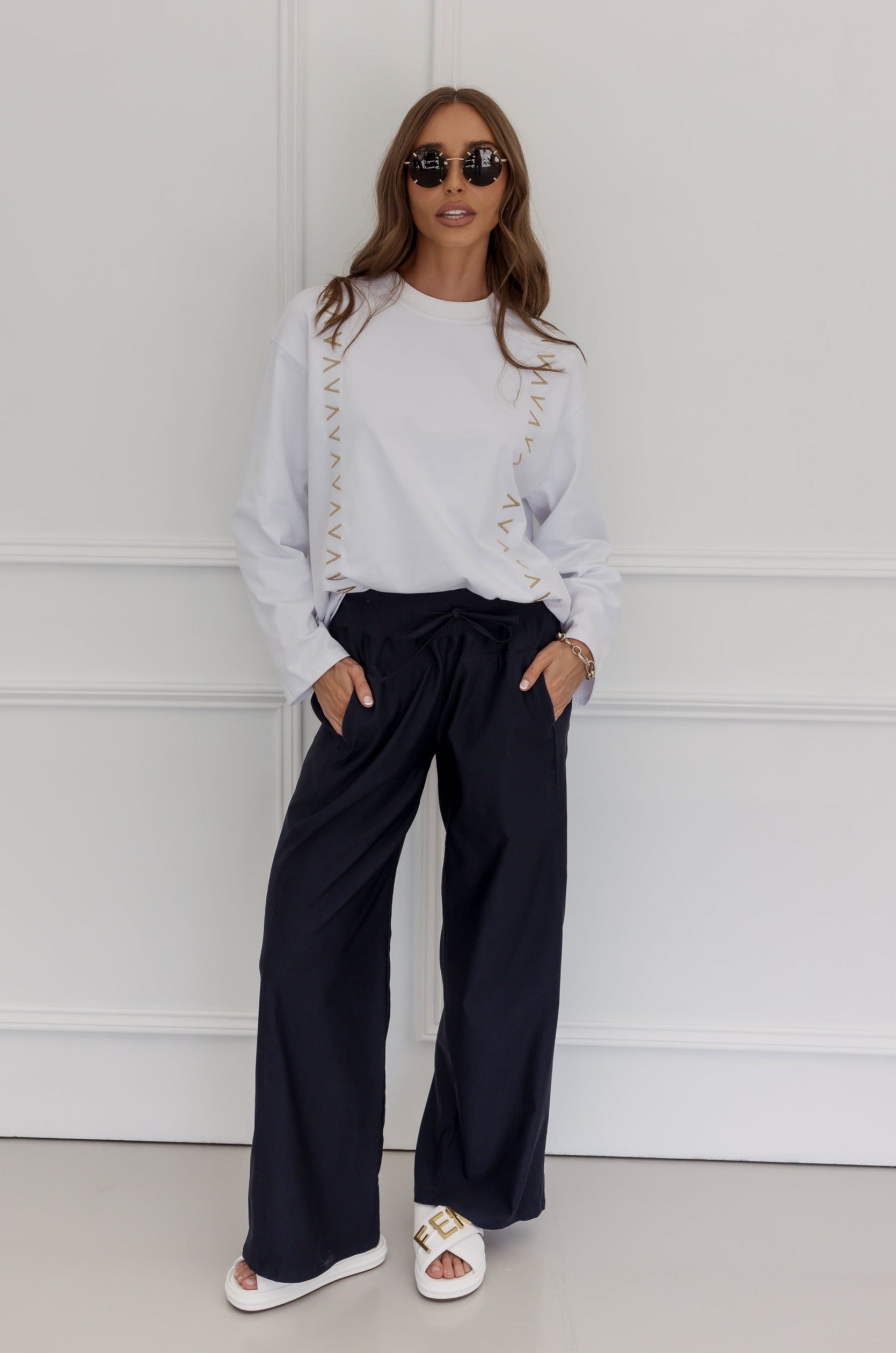 ARDEN Pants Navy (Petite)