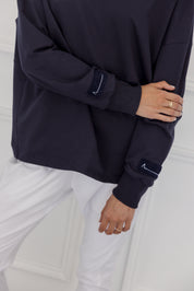 BOUNTY Long Sleeve Top Navy