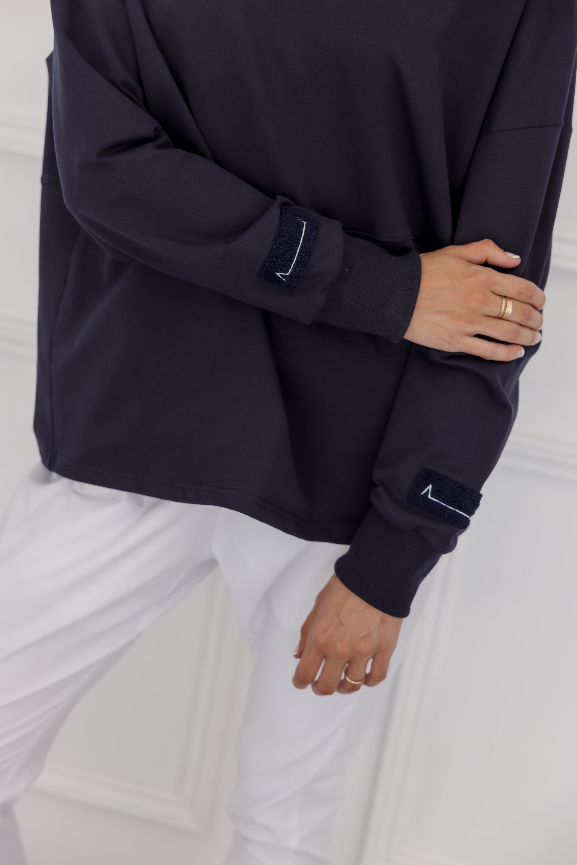 BOUNTY Long Sleeve Top Navy