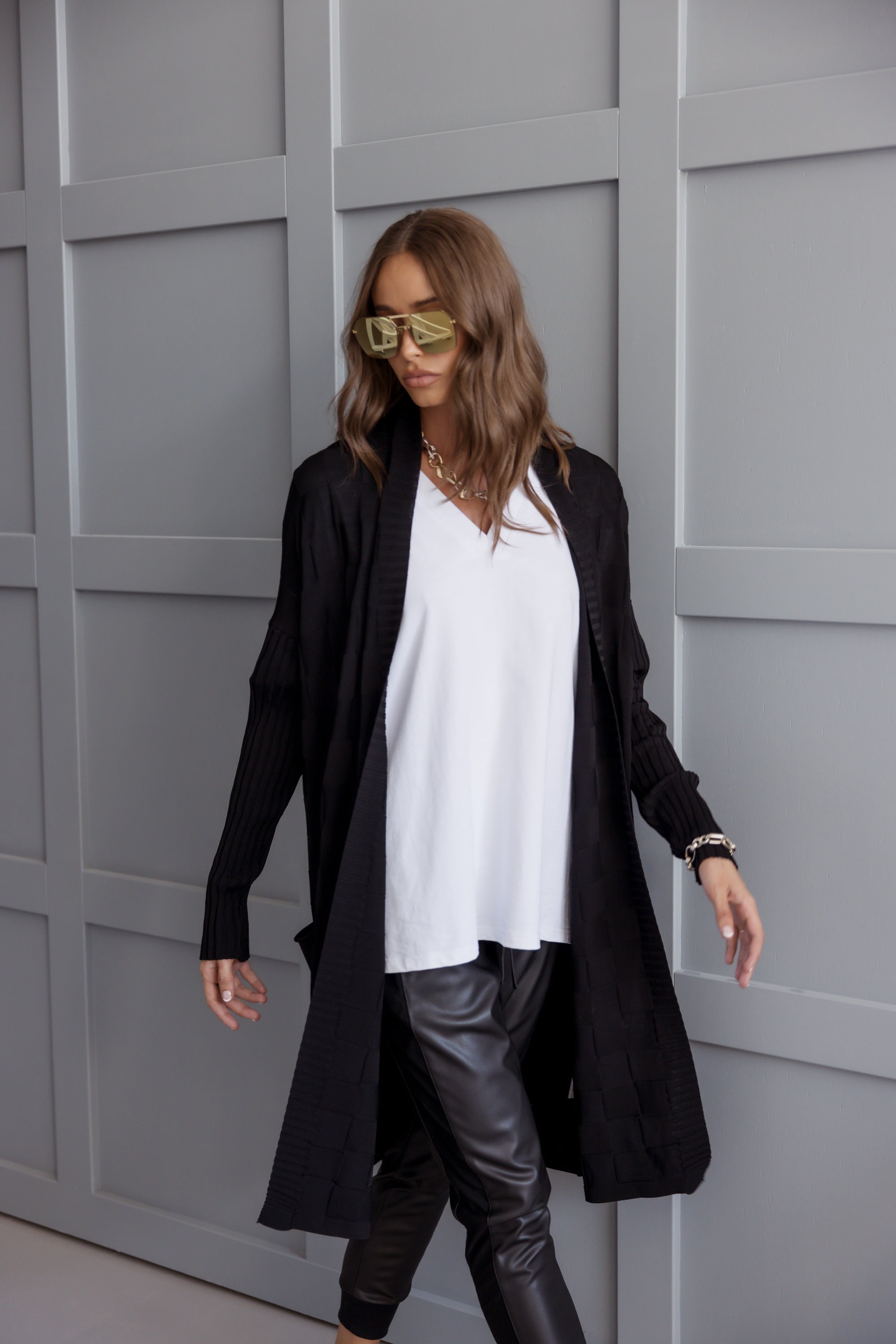 ELIZUS Cardigan Black