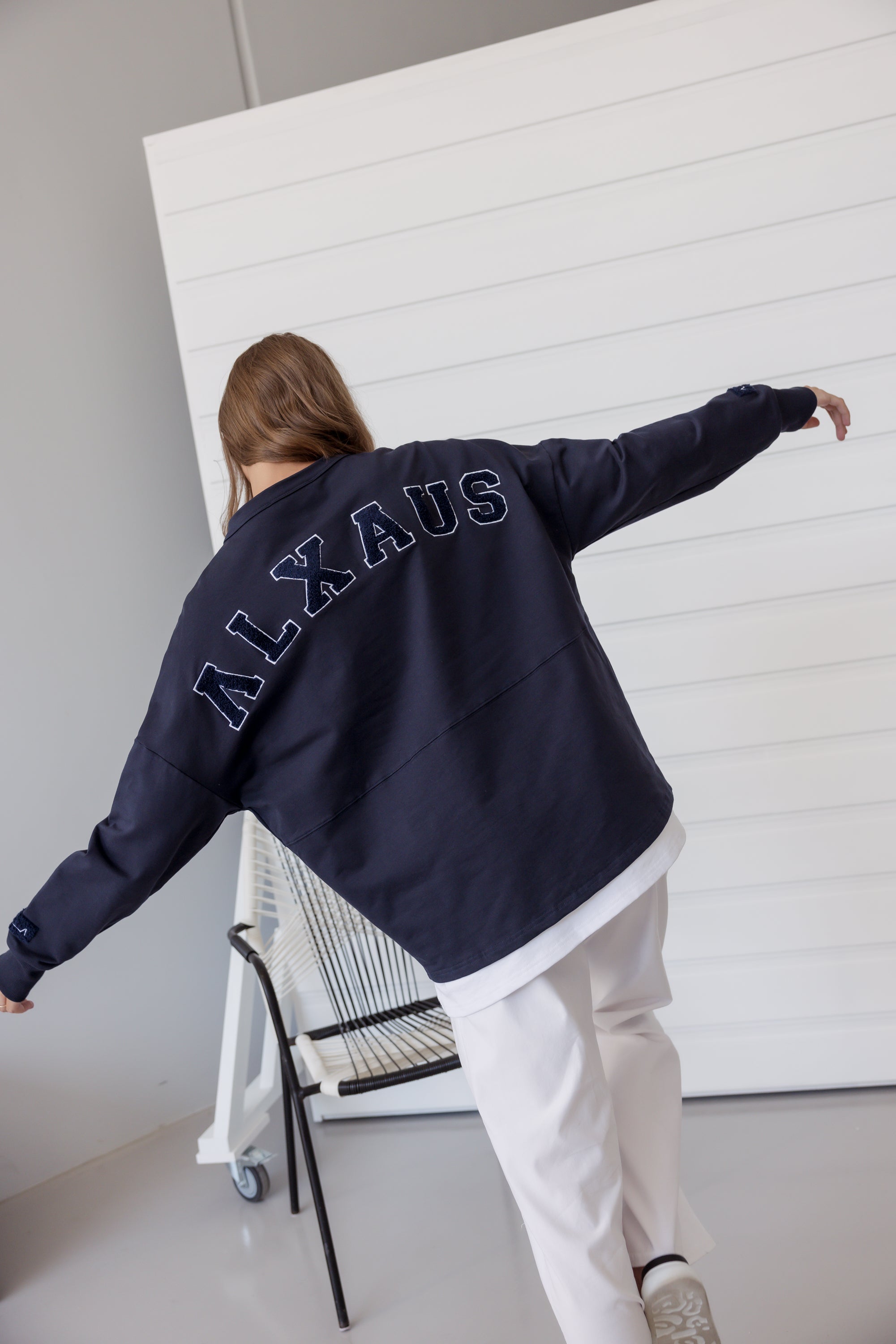 BOUNTY Long Sleeve Top Navy