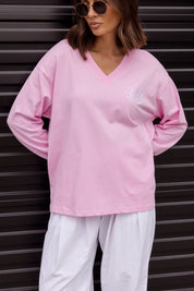 JOSSY Long Sleeve Top Pink
