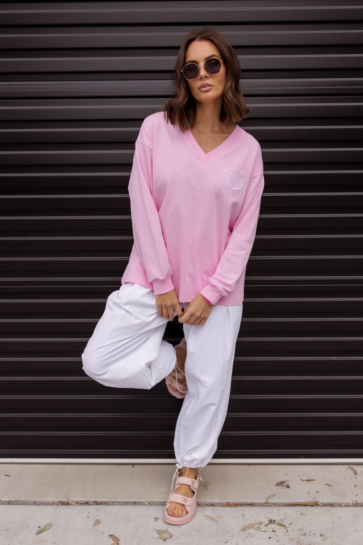 JOSSY Long Sleeve Top Pink