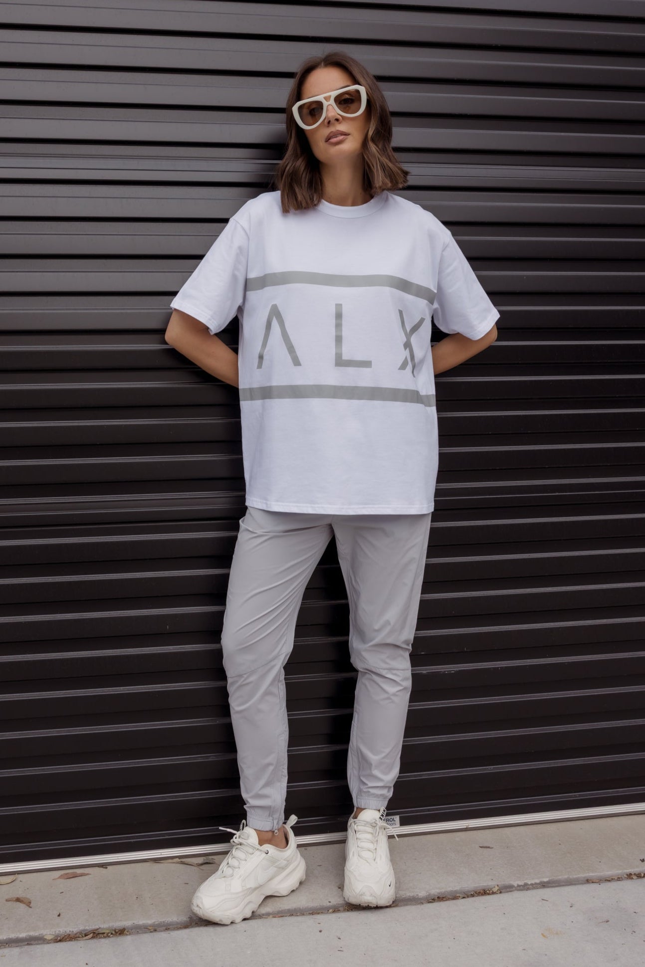 VEGAS T-Shirt White/Grey