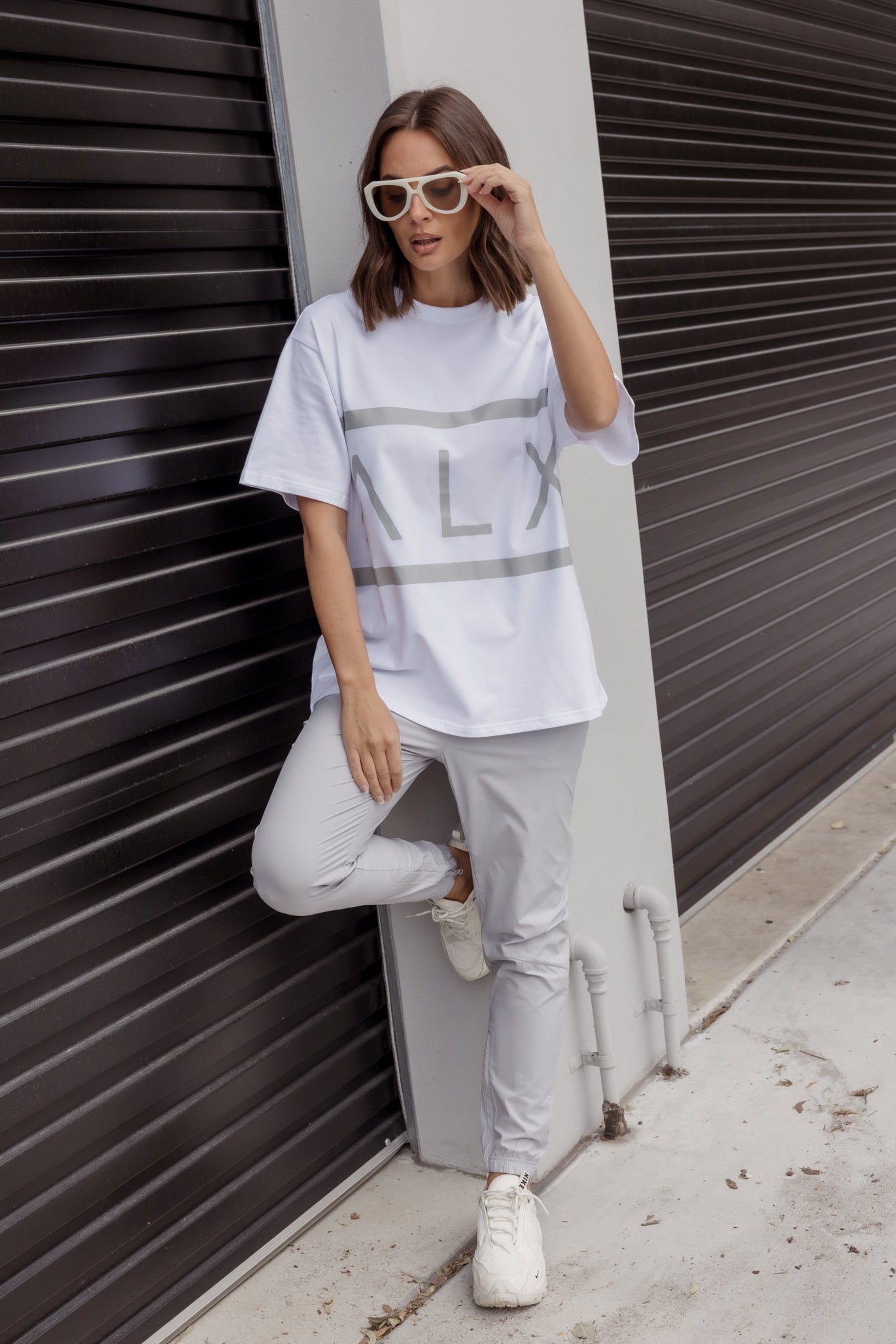 VEGAS T-Shirt White/Grey