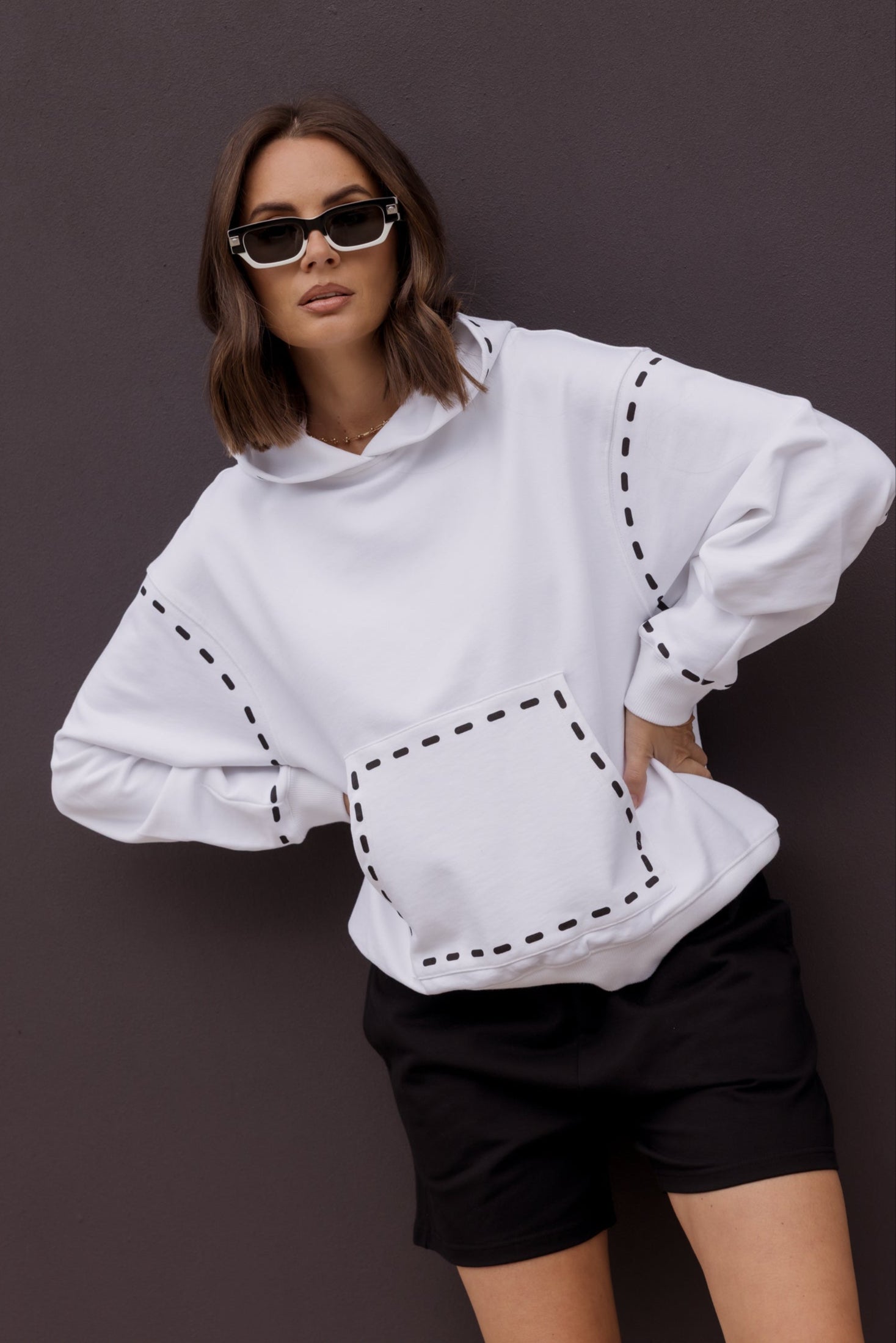 DASHES Jumper White
