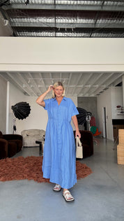 MAKILA Dress Cornflour Blue