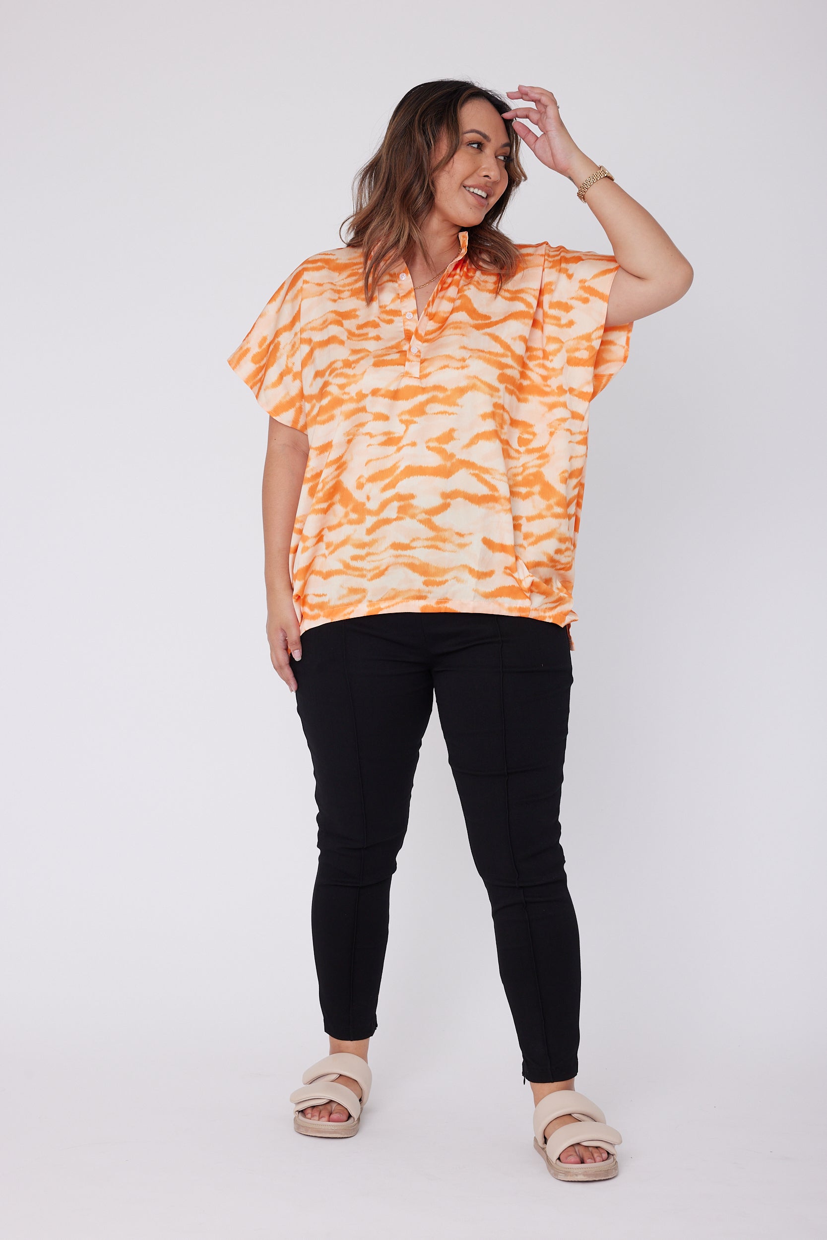 CHICAGO Blouse Orange