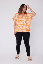 CHICAGO Blouse Orange