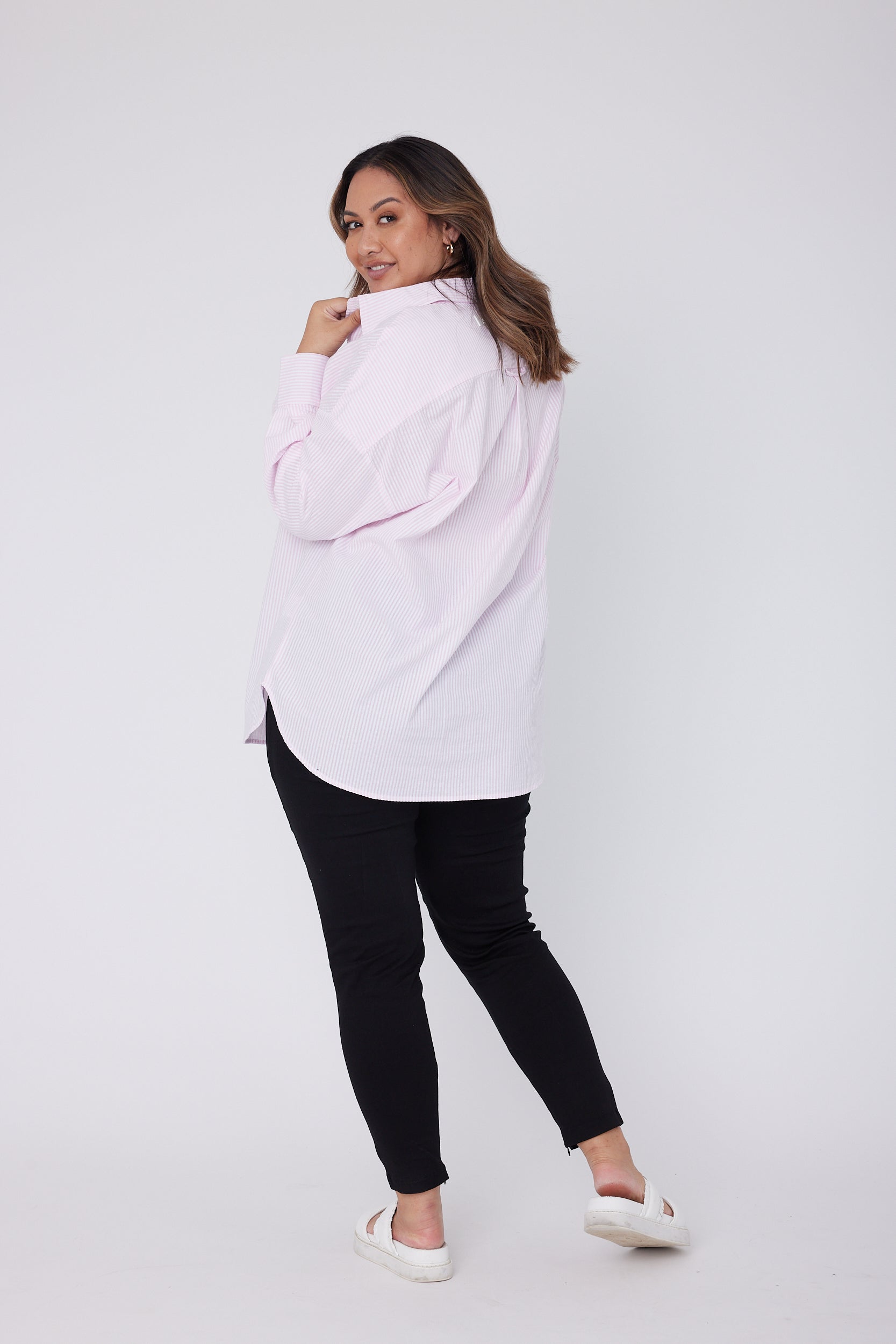 YASMIN Shirt Pink Stripe
