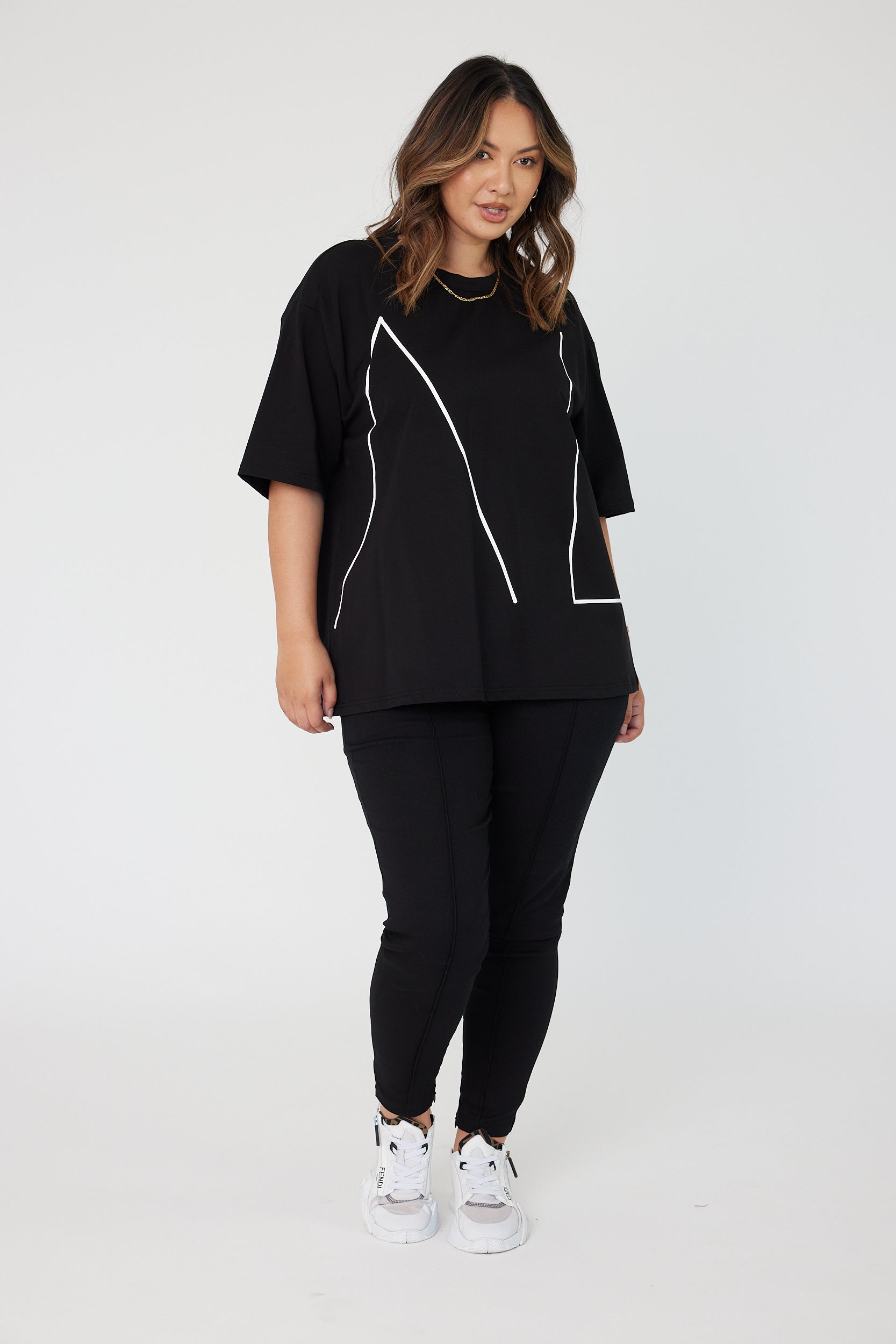 ECRU T-Shirt Black