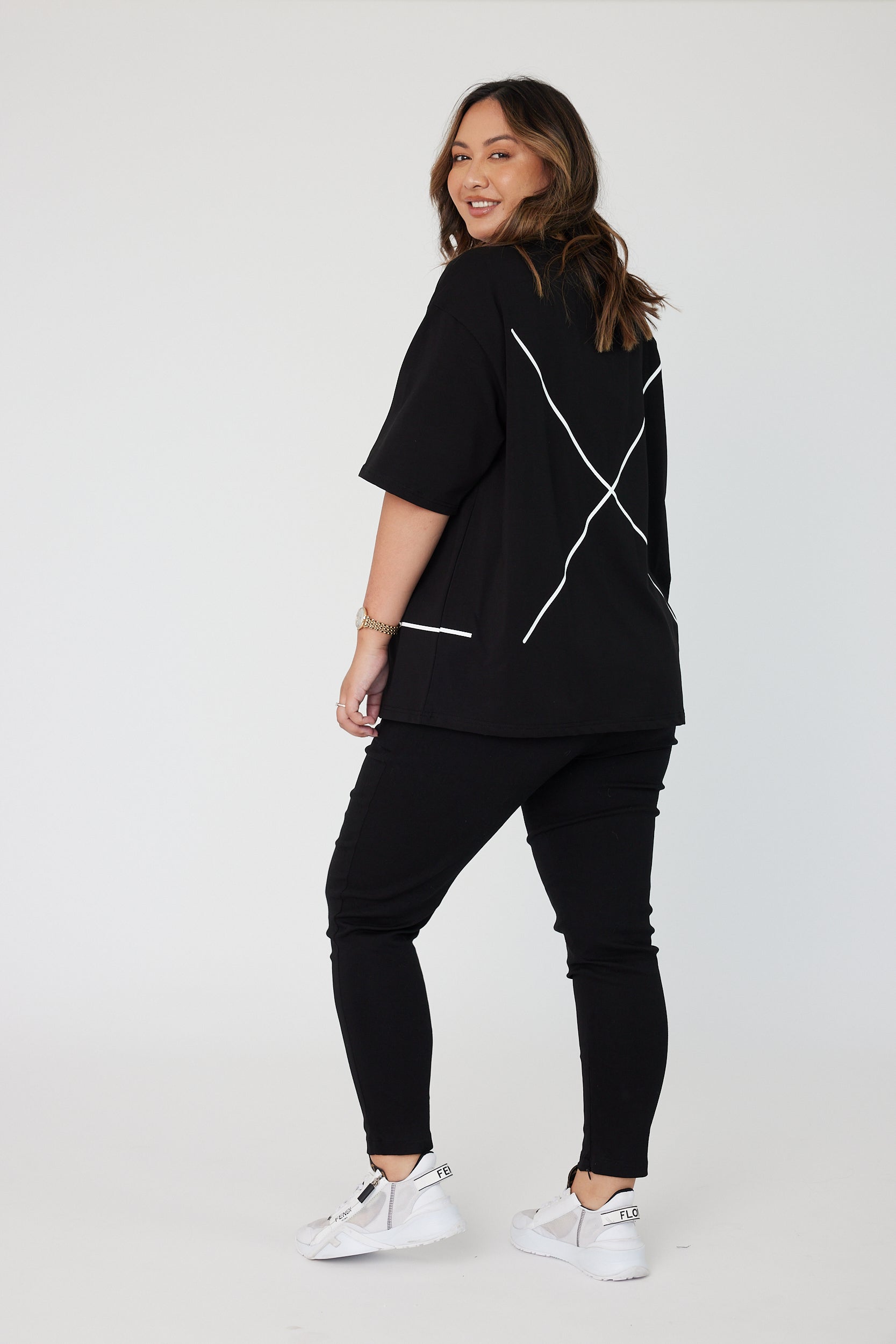 ECRU T-Shirt Black