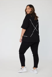 ECRU T-Shirt Black