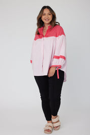 RENNOX Blouse Watermelon & Pink