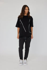 ECRU T-Shirt Black