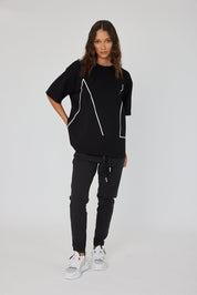 ECRU T-Shirt Black