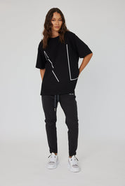ECRU T-Shirt Black
