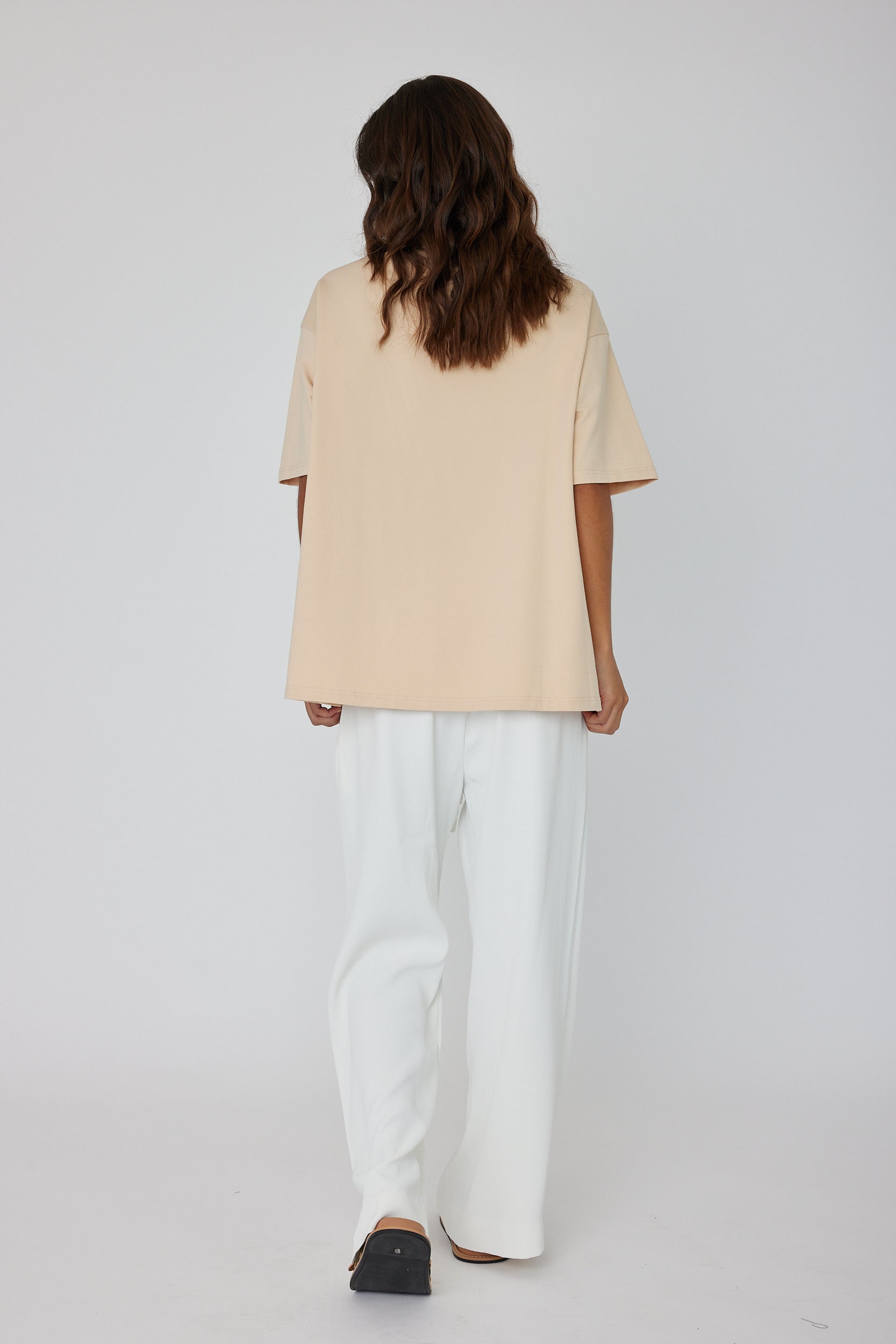 MARCUS T-Shirt Beige – A L E X A N D R A