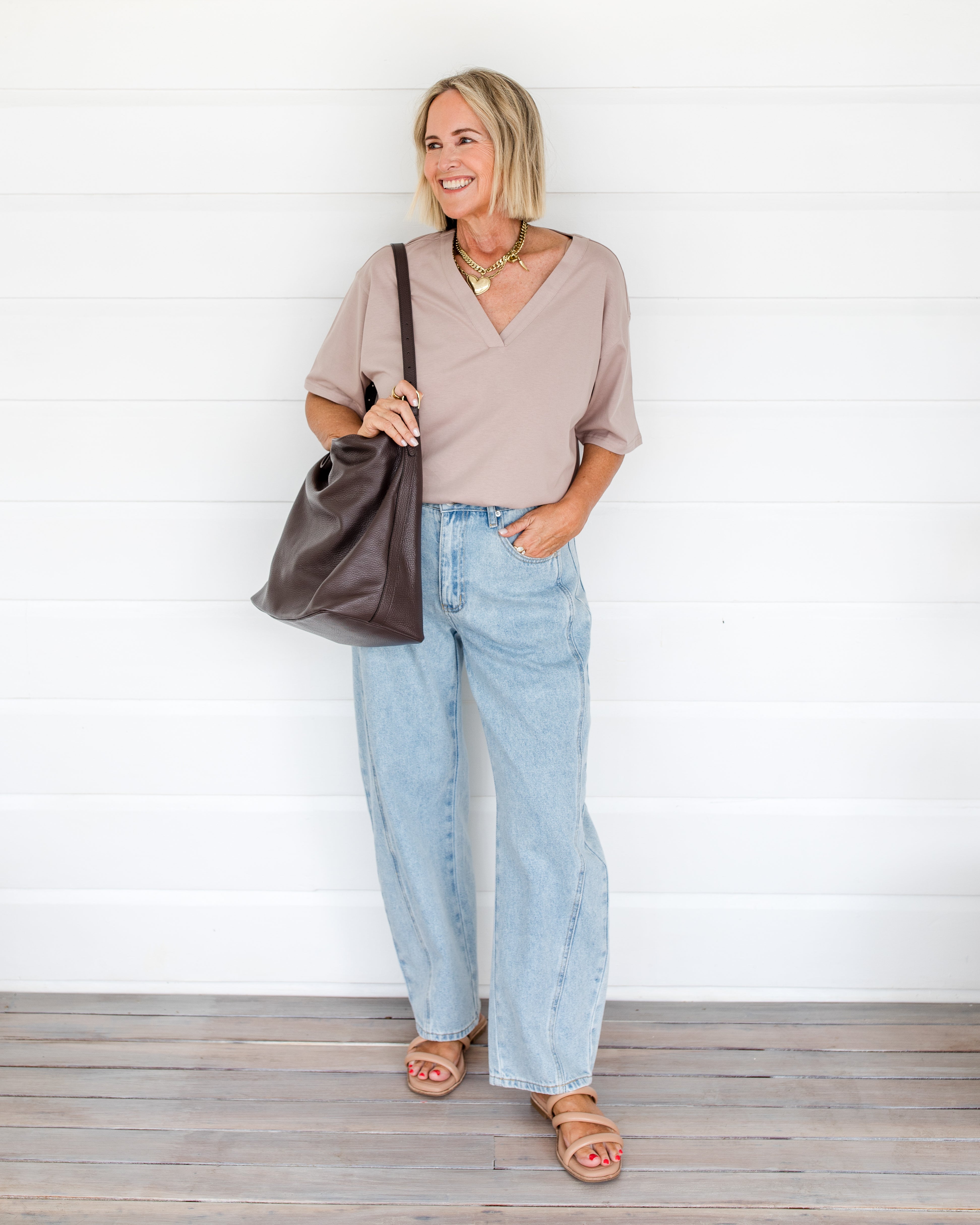 NIX V-Neck T-Shirt Coco