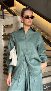 PLUTO Shirt Dusty Green