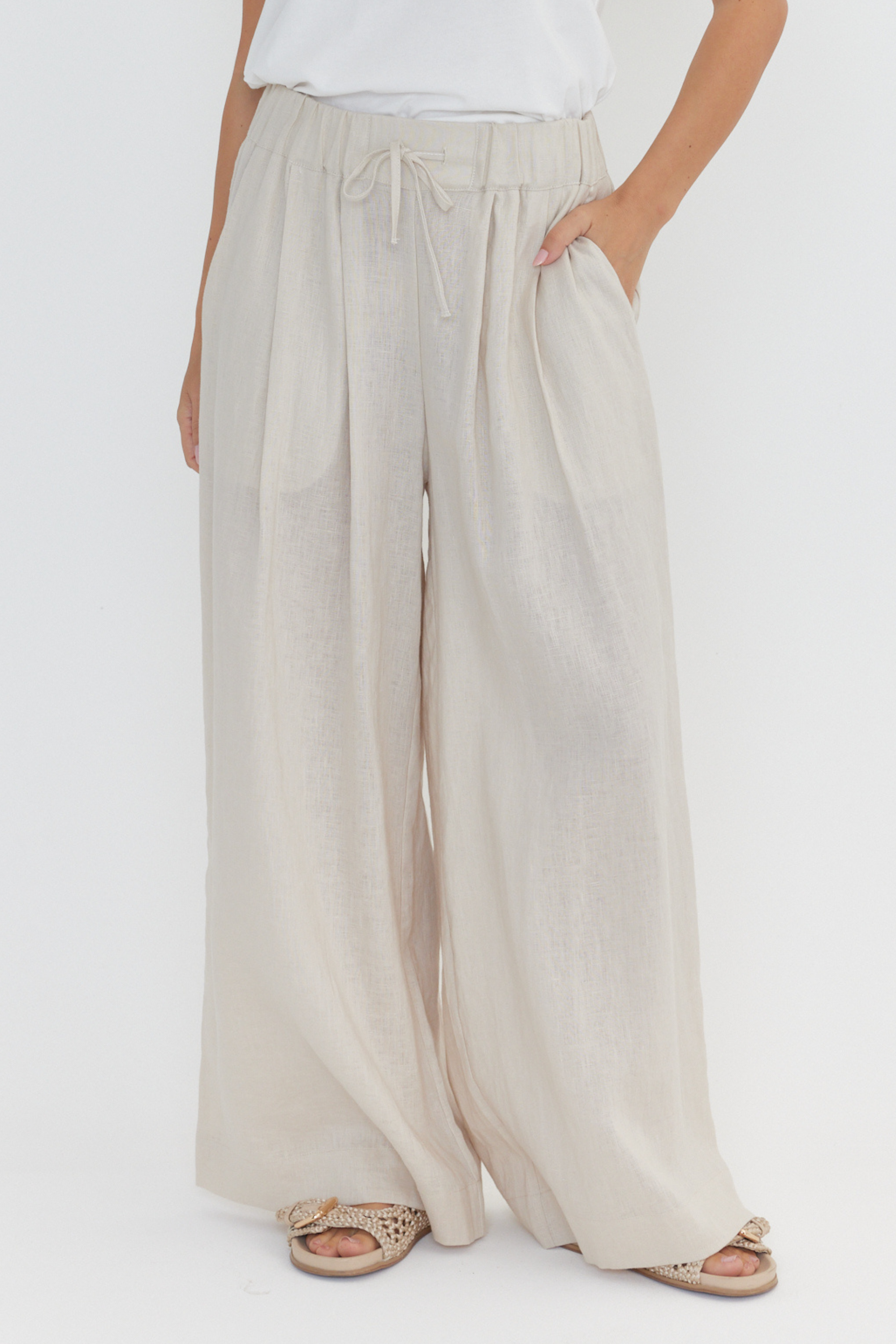 TERI Pants Stone